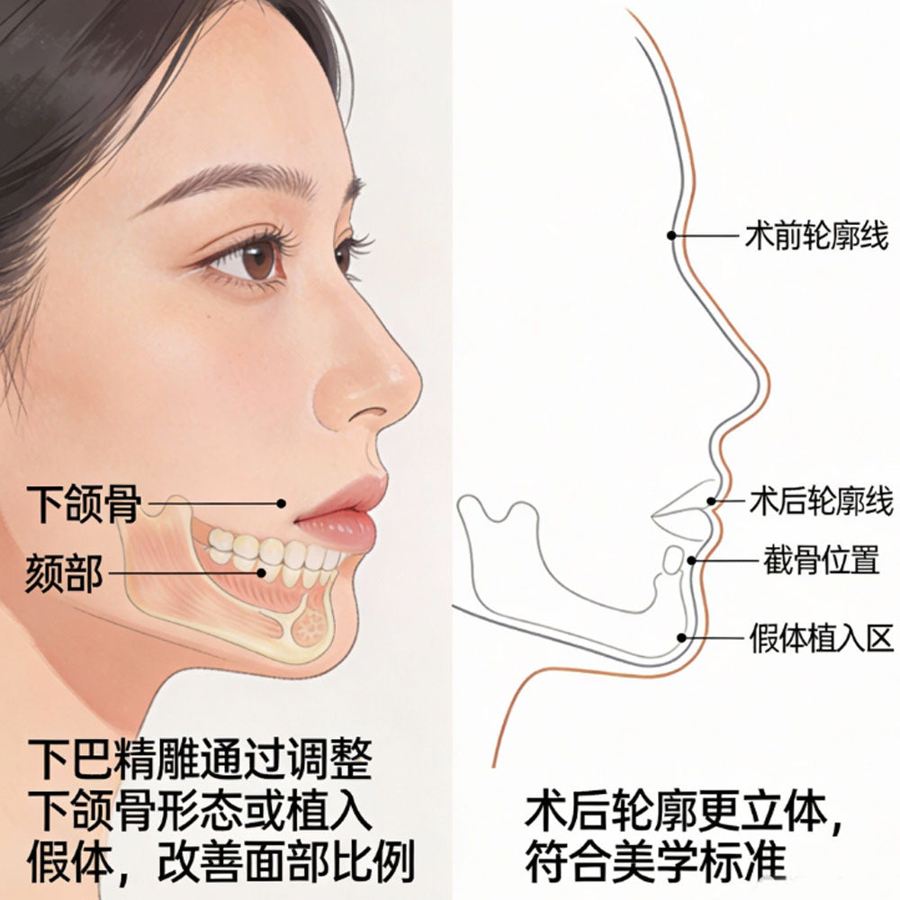 医疗品质形成的自然精致v下巴